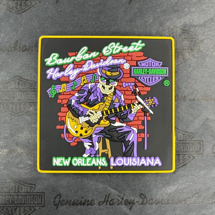 Skull Musician Magnet