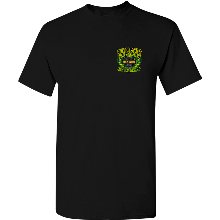 Mardi Gras Street Queen Men's Short Sleeve T-Shirt