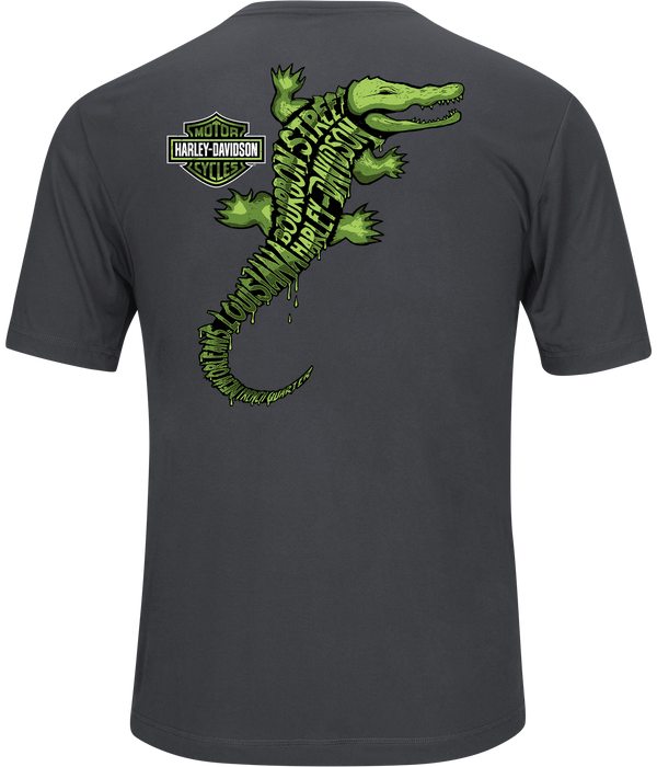 Lamp Crest Gator Men's Short Sleeve T-Shirt