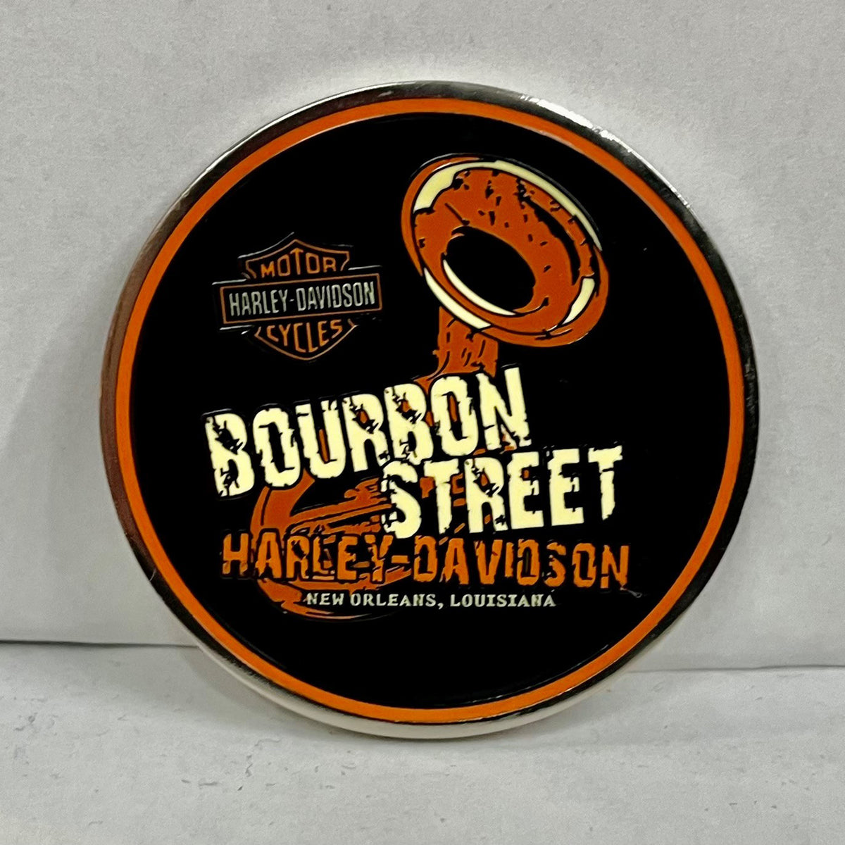 Bourbon Street Harley Challenge Coin — Bourbon Street Harley-Davidson