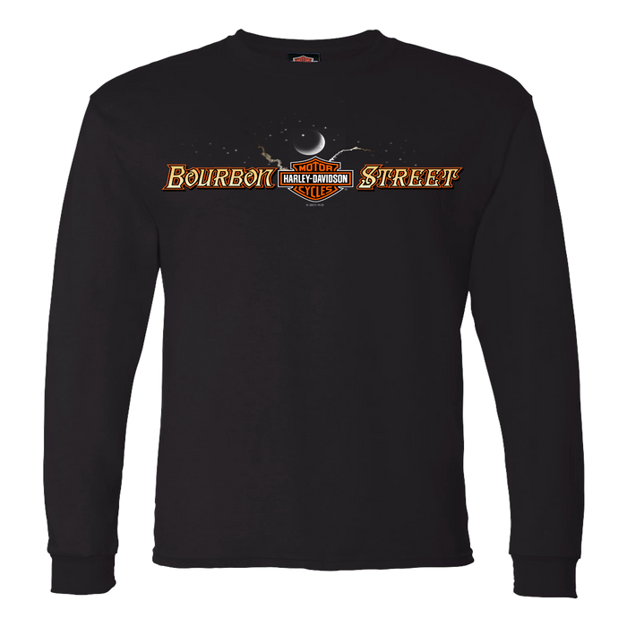 Sign, Moon, Stars Men's Long Sleeve Shirt
