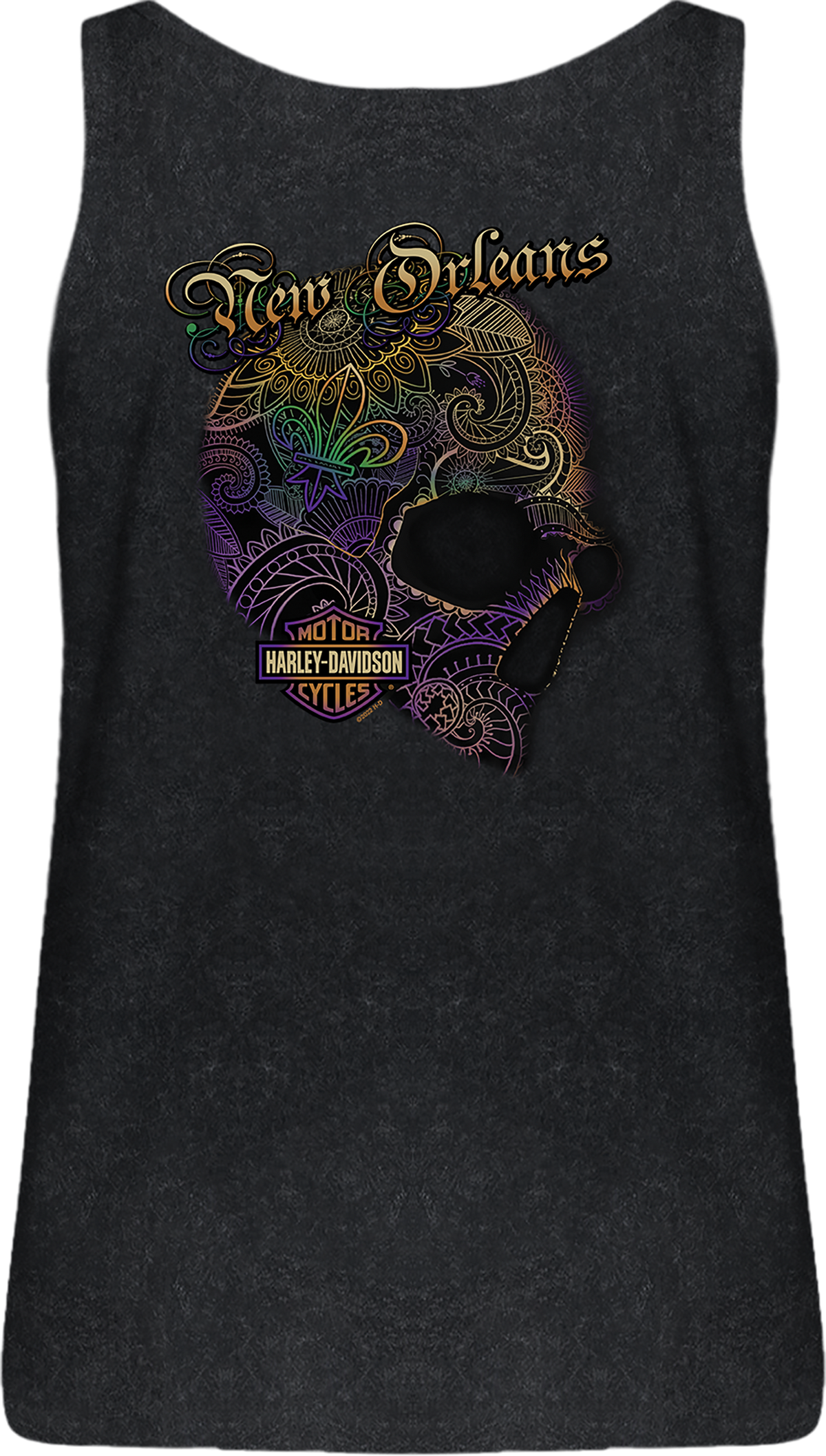 Laced Women's Tank Top — Bourbon Street Harley-Davidson